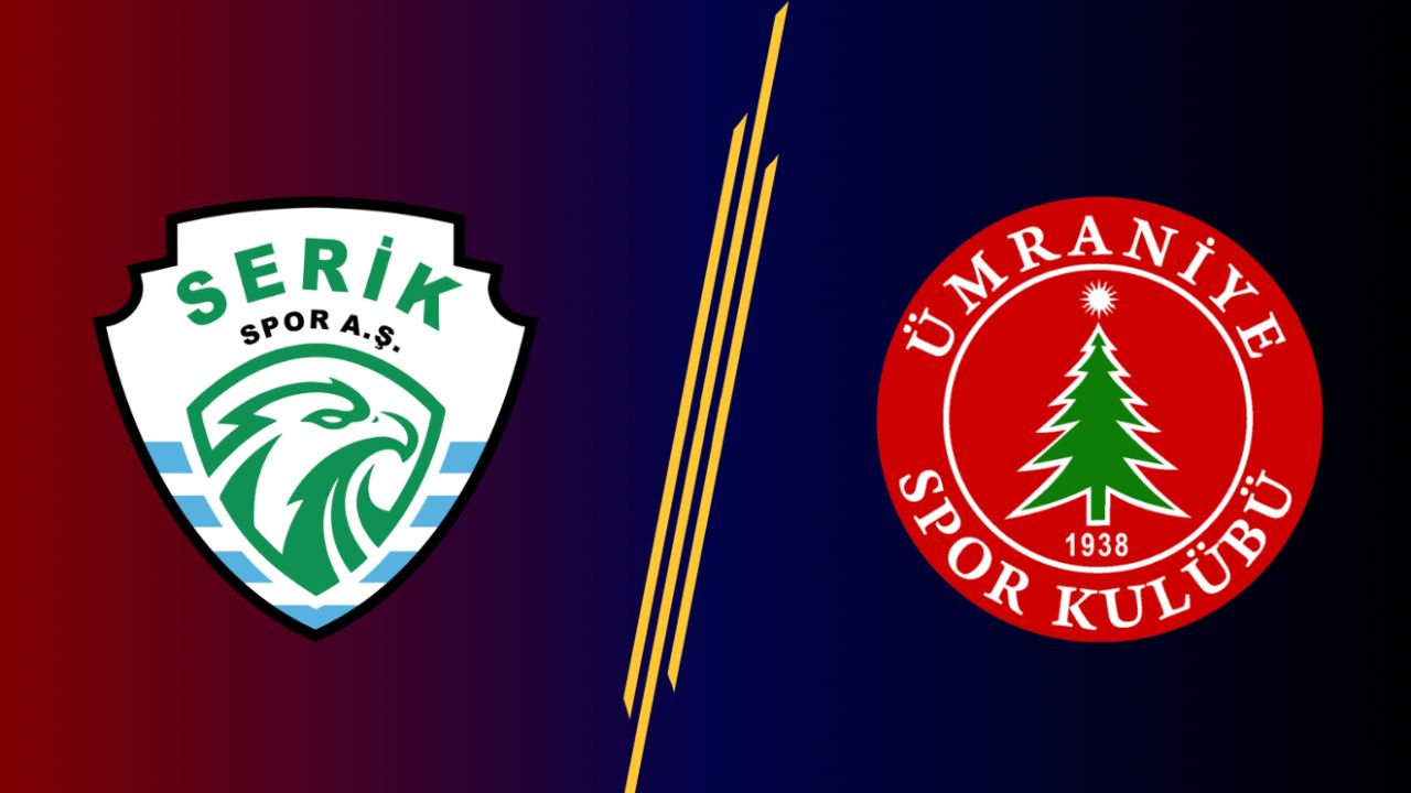 Serik Spor - Ümraniyespor maçı hangi kanalda, saat kaçta canlı yayınlanacak? Trendyol 1. Lig
