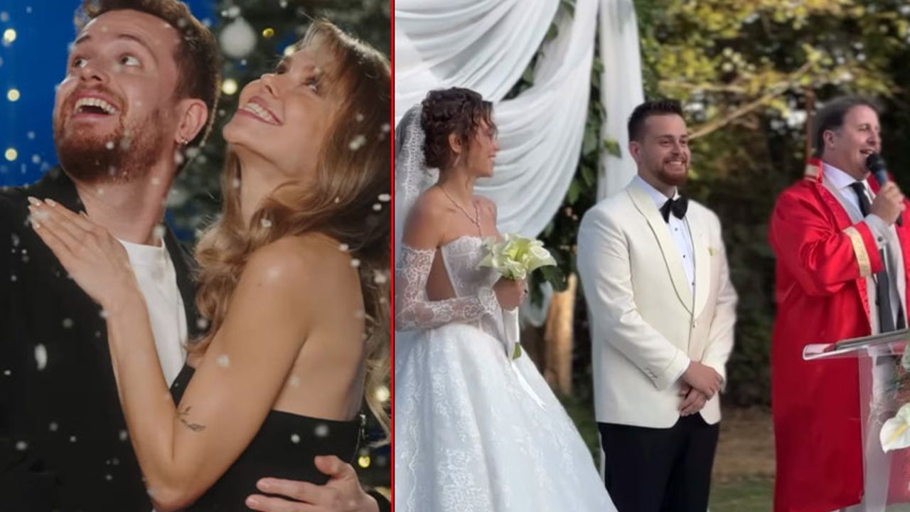 Alper Rende ve Betül Çakmak ‘evet’ dedi, nikah memuru İlker Ayrık oldu