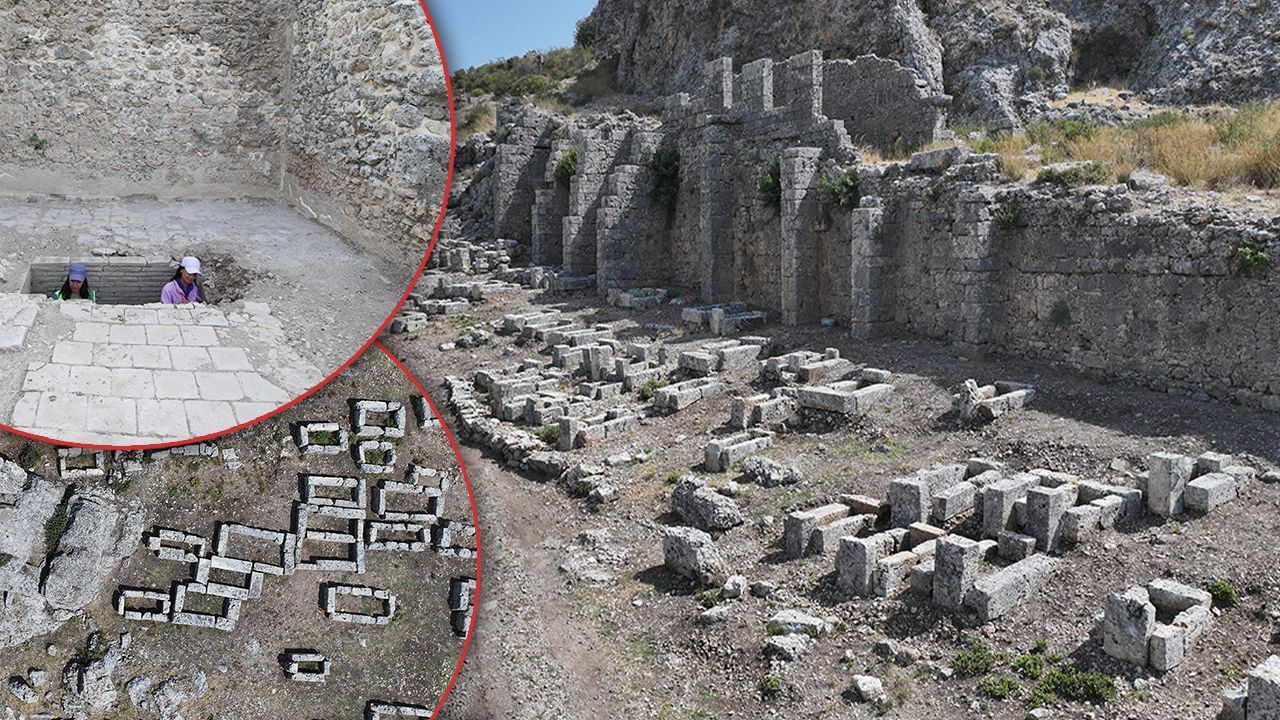 Eşi olmayan keşifler arkeologları heyecanlandırdı! Sillyon Antik Şehri