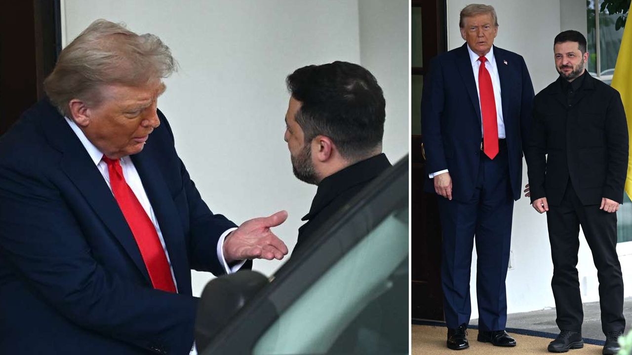 Trump kapıda karşıladı, Zelenskiy