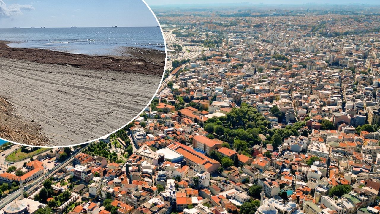 Deniz, toprak oldu! O kentimizde endişelendiren olay: Kötü koku ilçeyi sardı