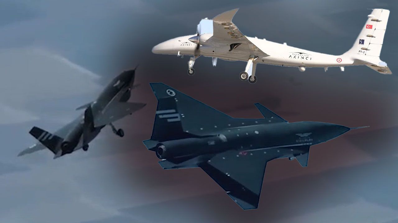 KIZILELMA manevra yaptı AKINCI görüntüledi! Gök Vatan