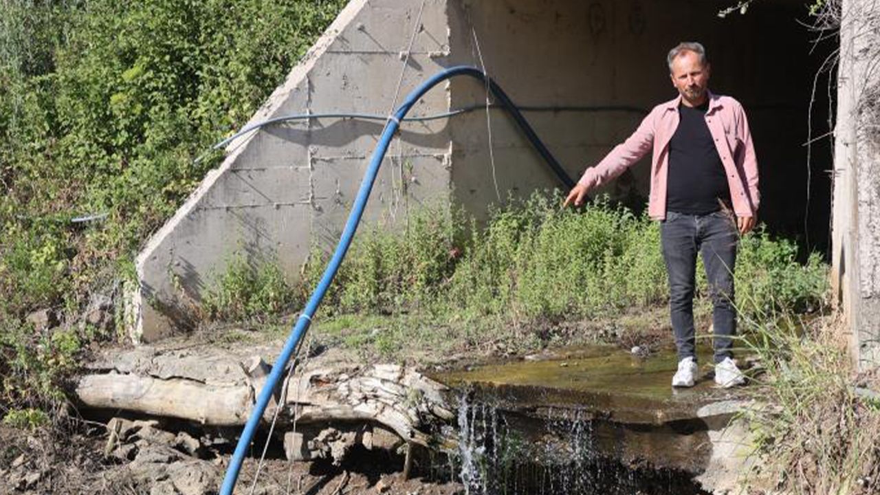 Kuraklığın vurduğu göleti muhtar kurtardı! Kurduğu sistem nefes aldırdı... Para bile ödemiyorlar