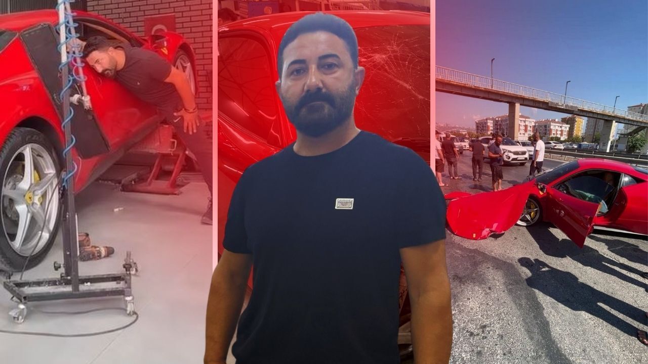 Müşterisinin 17 milyonluk Ferrari