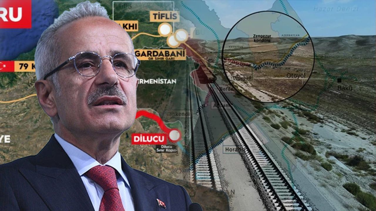 Zengezur Koridoru'nda tarihi adım! Kars-Iğdır-Aralık-Dilucu Demir Yolu Hattı'nda ilk kazma vuruluyor: Milyonlarca kişi kullanacak