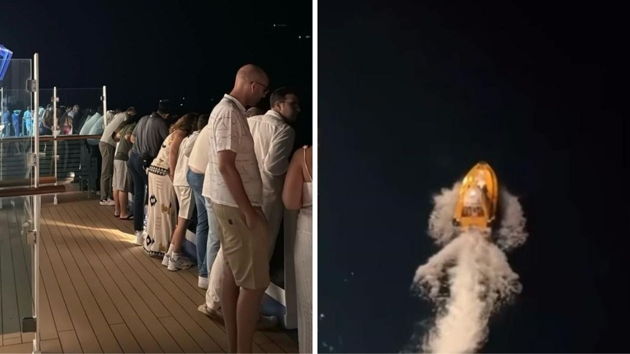 Marmara Adası açıklarında korku dolu anlar! 1 kişi yolcu gemisinden denize düştü