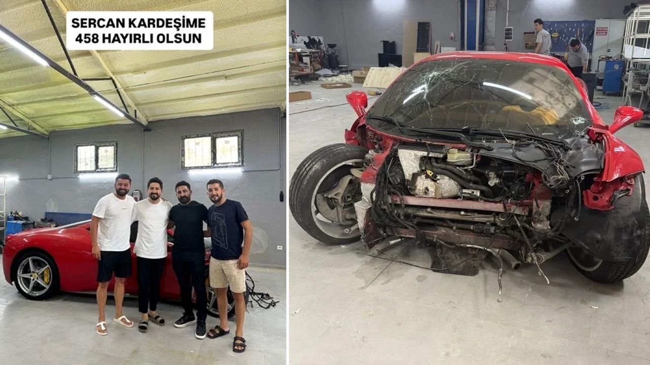 Sercan Türk kimdir, ne iş yapar? Kaza yapan Ferrari