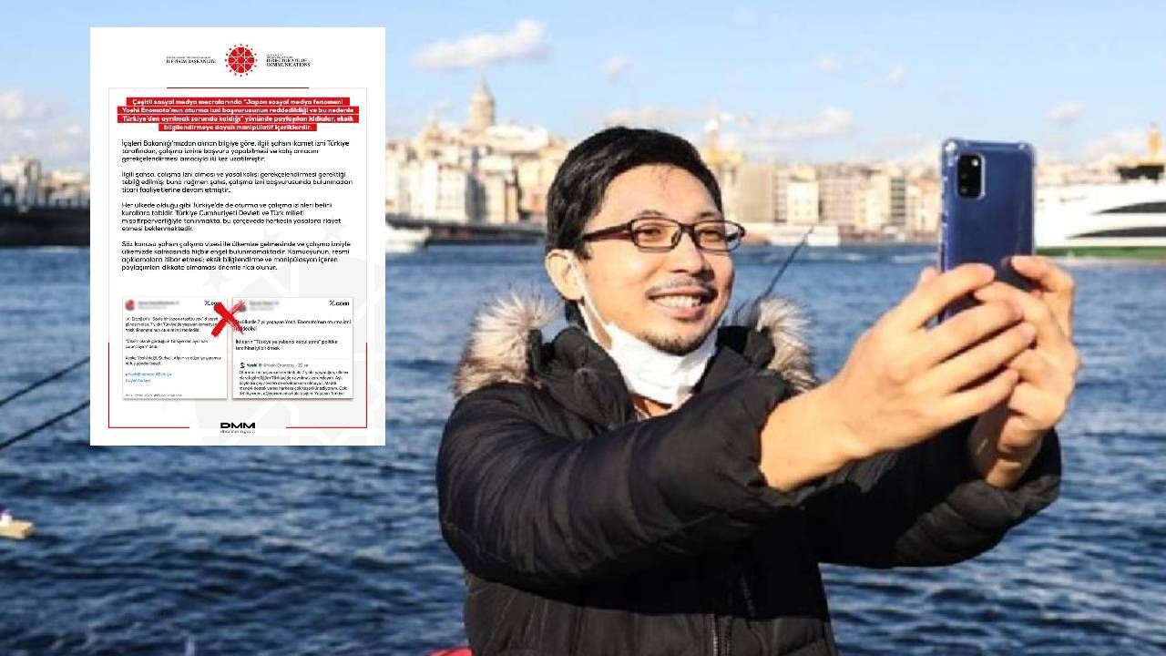 Yoshi Enomoto ‘Oturum izni başvurum reddedildi’ demişti: İletişim Başkanlığı’ndan açıklama geldi