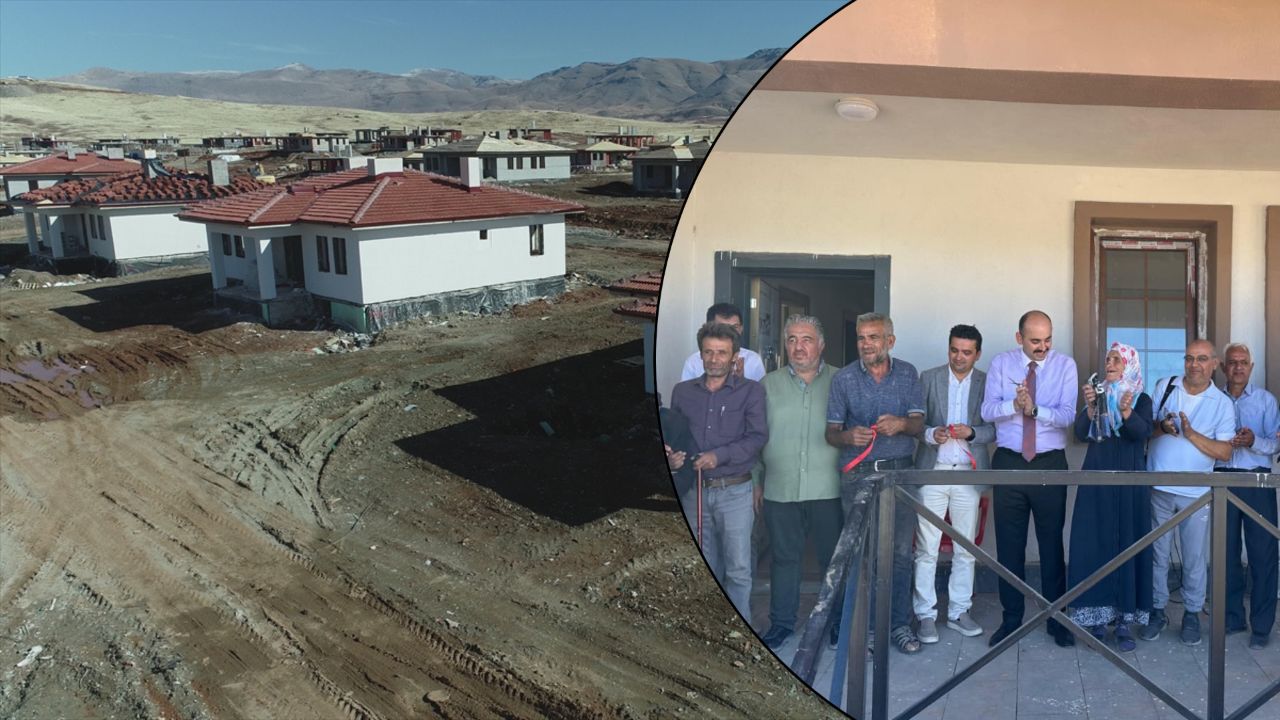 Asrın felaketinin yaraları sarılıyor! Malatya'da 367 köy konutunun anahtarı teslim edildi