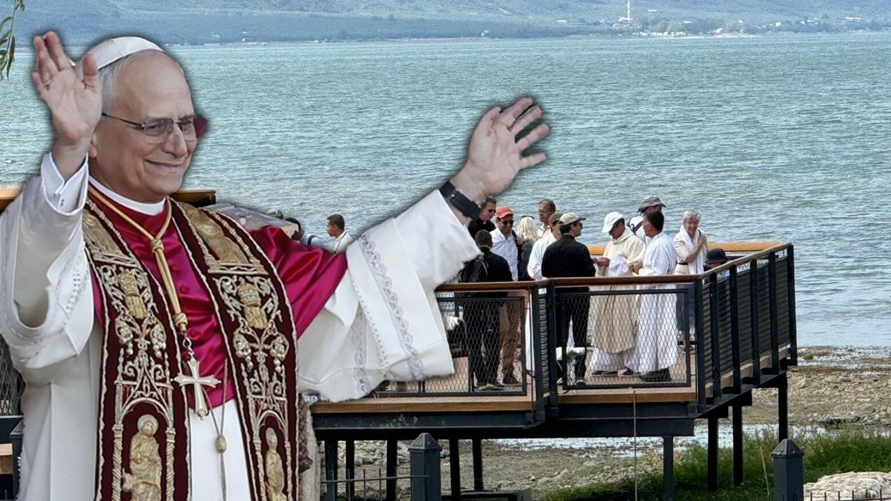 Papa'nın ayak sesleri... Vatikan'dan gelen bir grup İznik Gölü'nde ayin yaptı