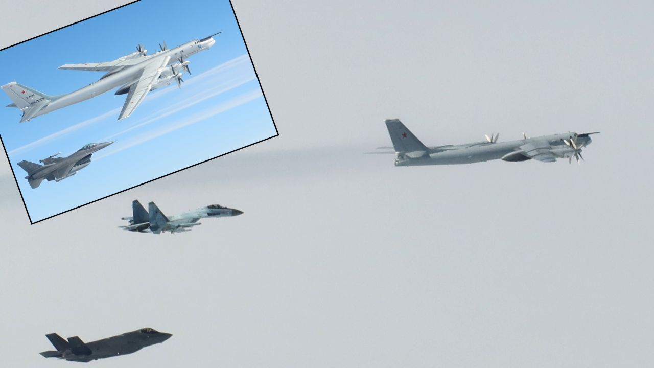 ABD ve Rus savaş uçakları arasında sürpriz gerilim! Casus uçağı ve F-16