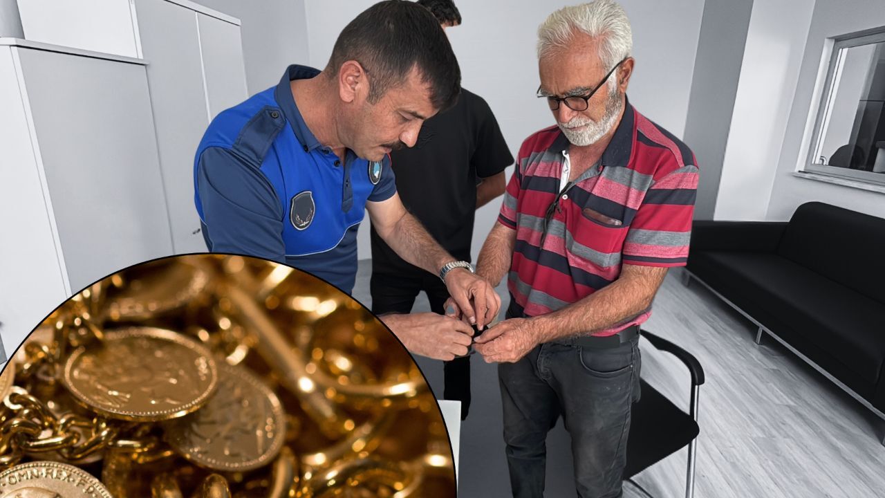 10 çeyrek, 2 ata ve 1 tam altın buldu, sahibine teslim etti! "Allah böyle insanları eksik etmesin"