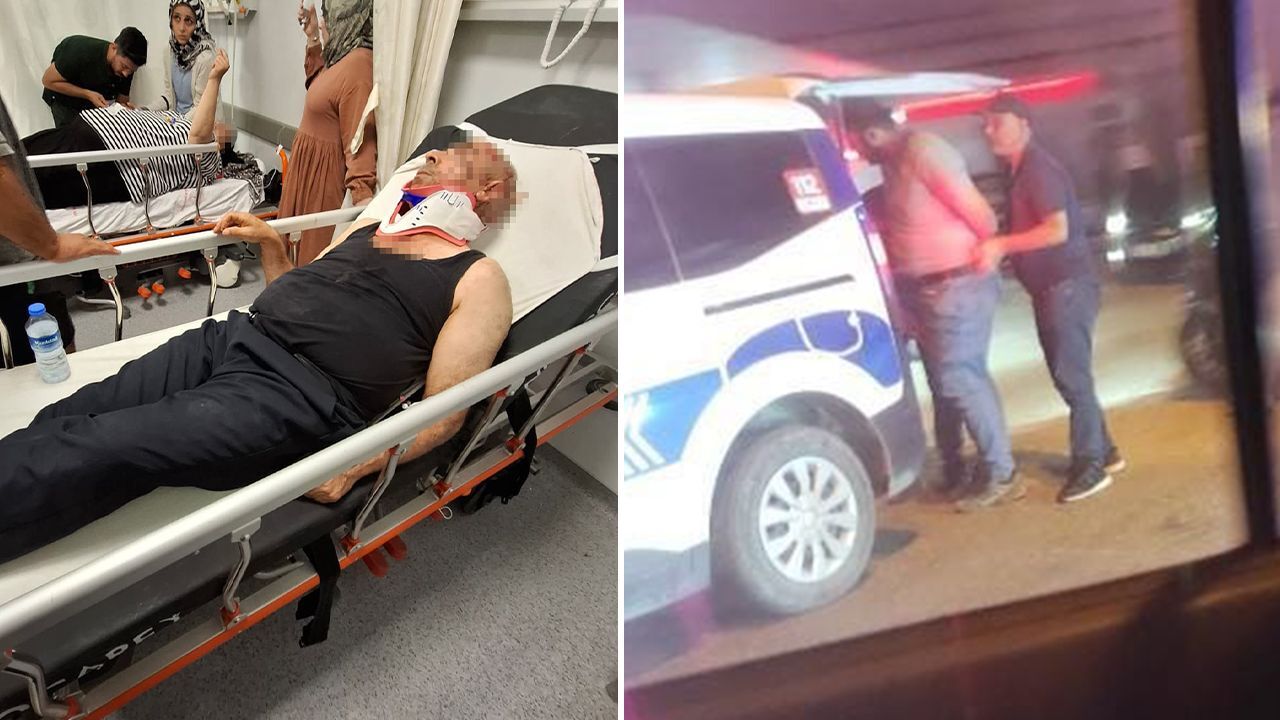 Anne babasını dövdü, aracı uçuruma sürükledi! Polis peşine düşünce sürücüyü rehin aldı