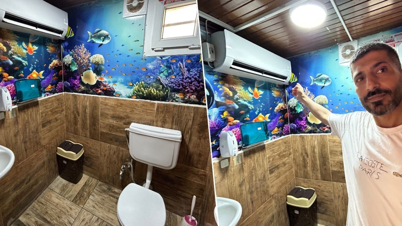 Bu dükkana giren ferahlıyor! Müşterinin dikkatini böyle çekti... Görenler hem hayret etti hem sıraya girdi