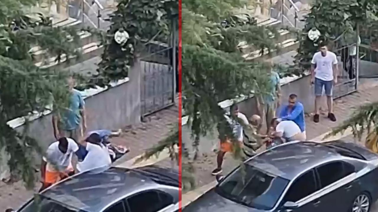 Ağabeyini o halde gören genci kimse tutamadı! Dehşet anları kamerada