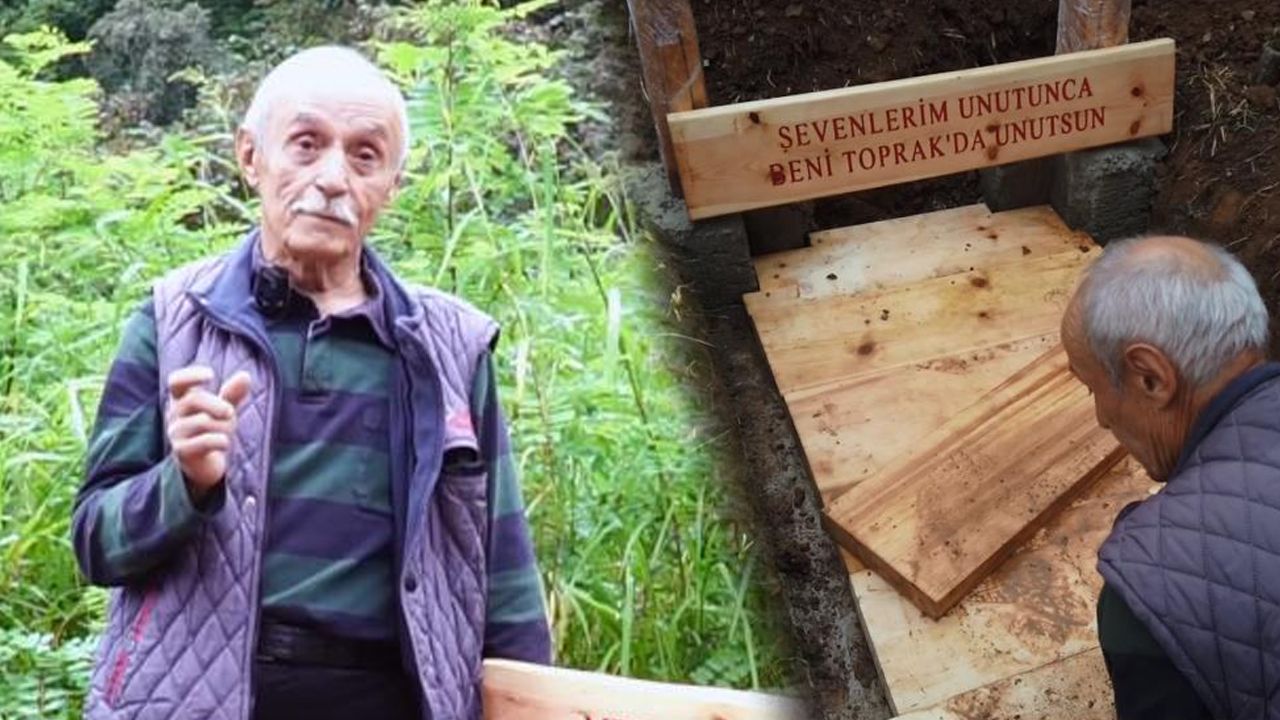 Böyle mezar görülmedi! Yıllar içinde çürüyüp kaybolacak... Vasiyeti bile hazır