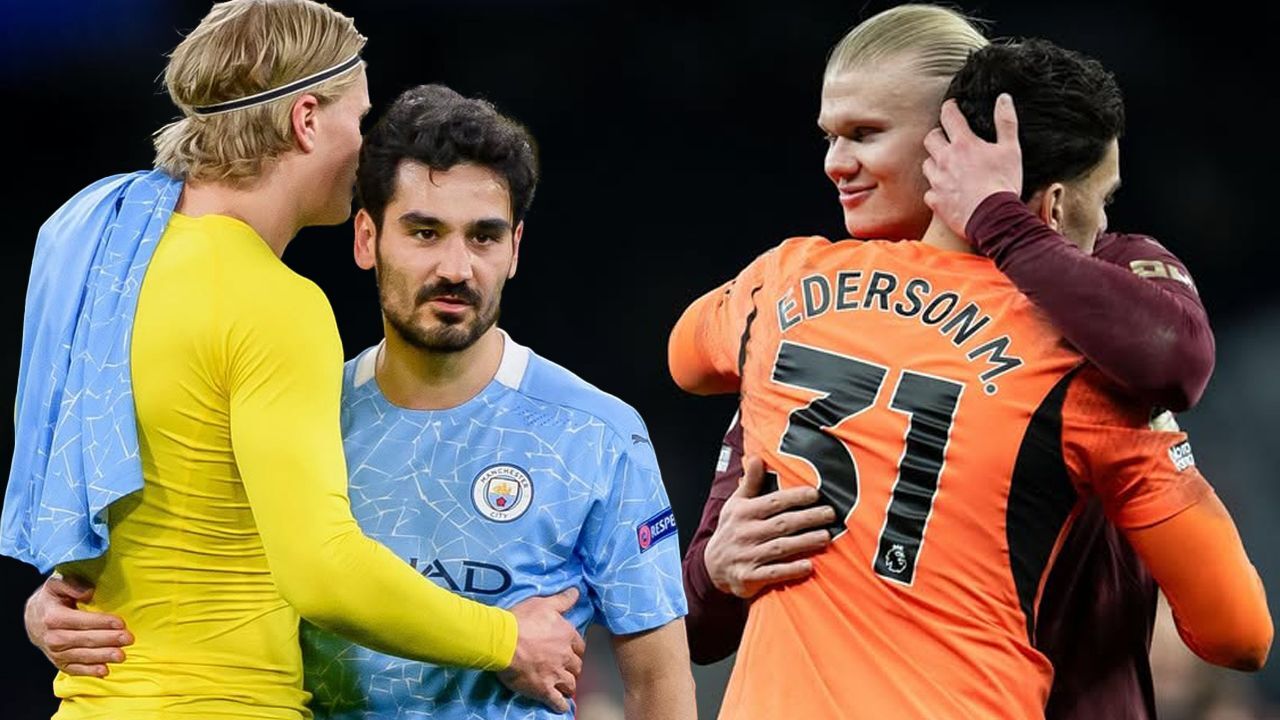 Haaland'dan Fenerbahçe ve Galatasaray'ın yıldızlarına veda! İlkay ve Ederson'a beğeni yağdı