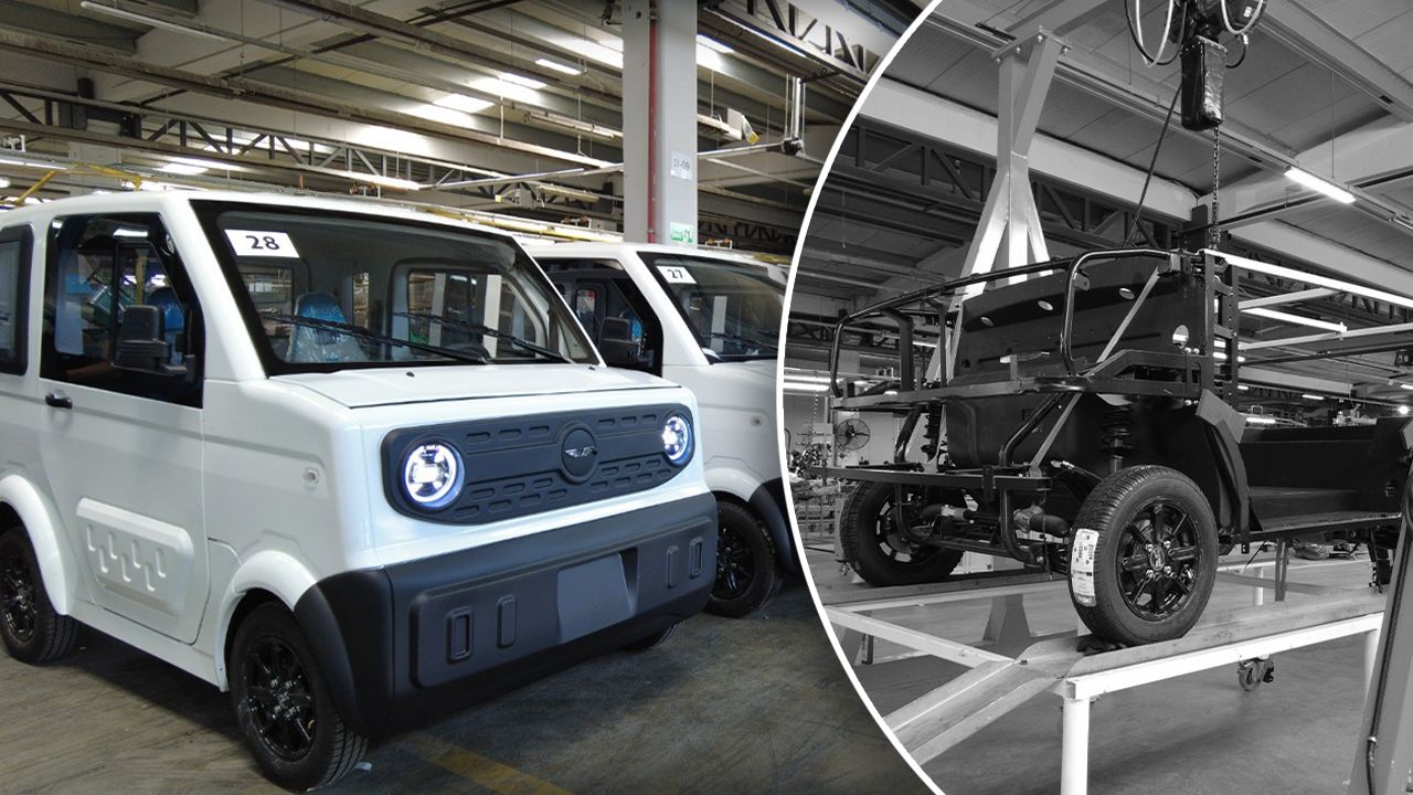 Bisikletlerin yerini alacak! Yüzde yüz yerli elektrikli araba seri üretime başladı