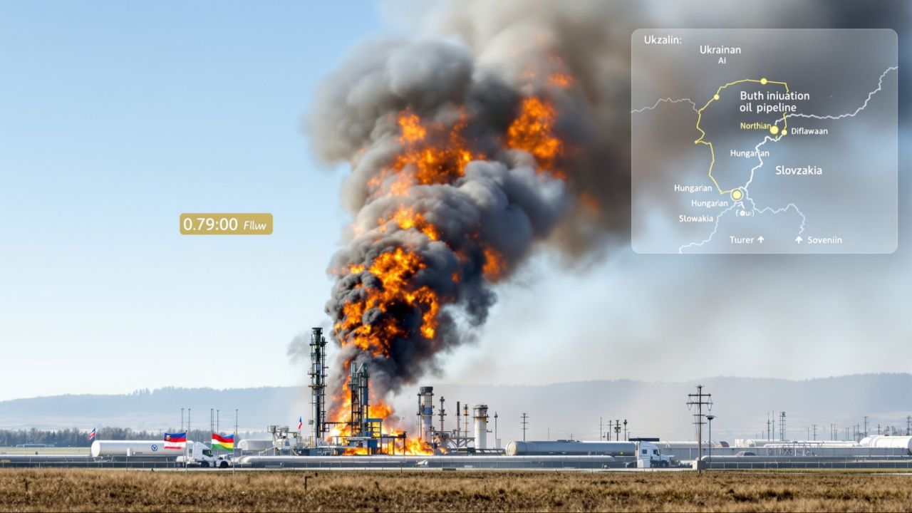 Rusya’nın en büyük petrol boru hattı vuruldu! Ilsky Rafinerisi küle döndü