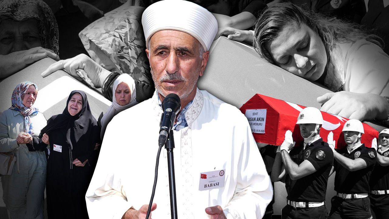 İzmir şehitleri için son görev... Cenaze namazını babası kıldırdı, gözyaşları sel oldu