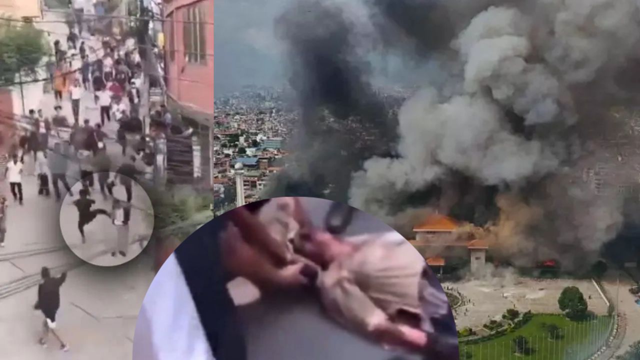 Nepal ateş çemberinde: Bakan sürüklenirken, başbakanın eşi katledildi!