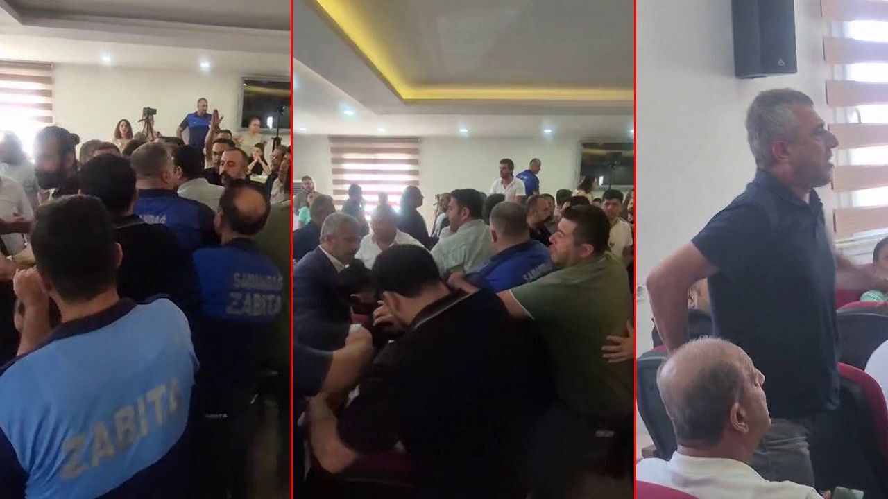 CHP'liler ile TİP'liler birbirine girdi! Küfürler havada uçuştu, ortalık savaş alanına döndü