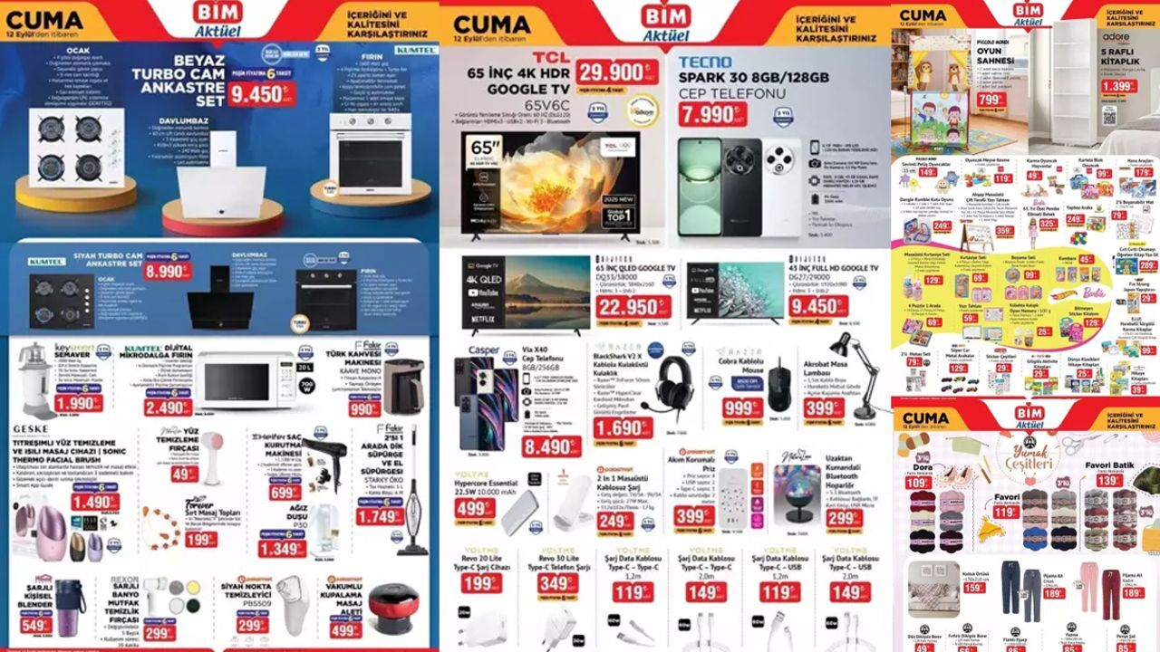 BİM aktüel 12 eylül 2025: Bim