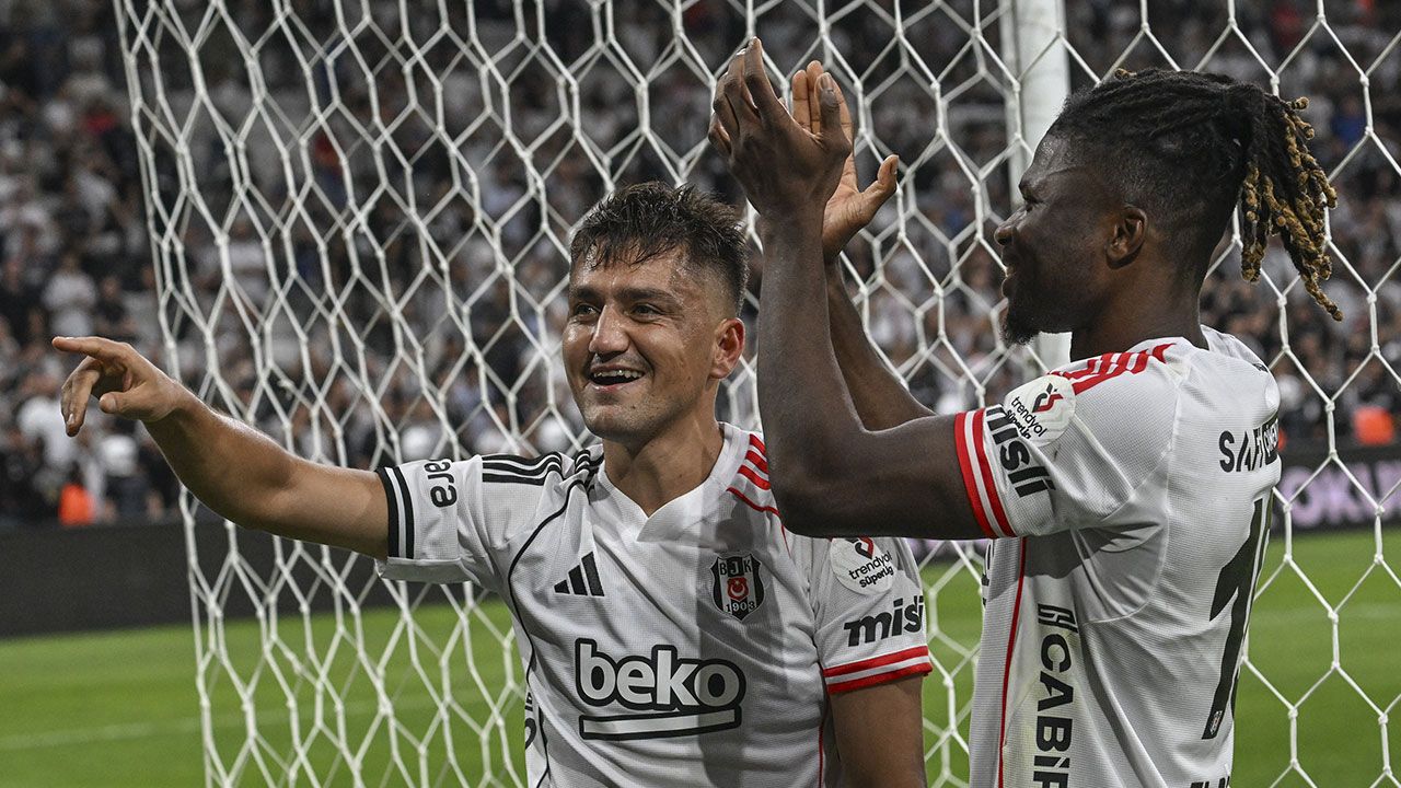 Cengiz Ünder siftah yaptı, Beşiktaş 3 puanı kaptı! Maçta 3 gol ve 2 kırmızı kart