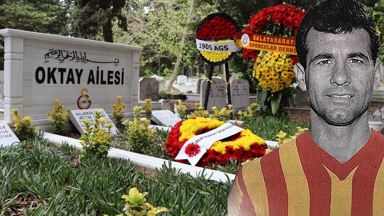Galatasaray efsanesi kabri başında anıldı: Metin Oktay bizim kralımız