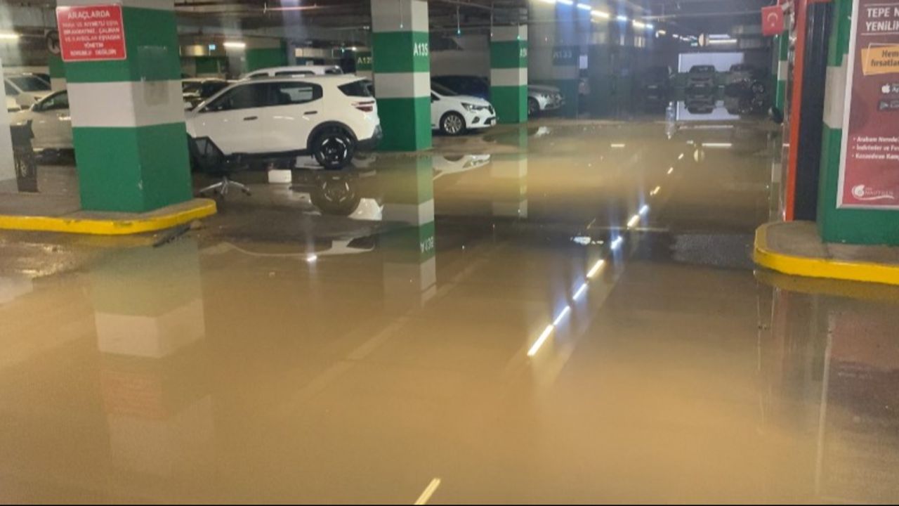 Kadıköy'de AVM otoparkında büyük panik! Herkes aracına koştu