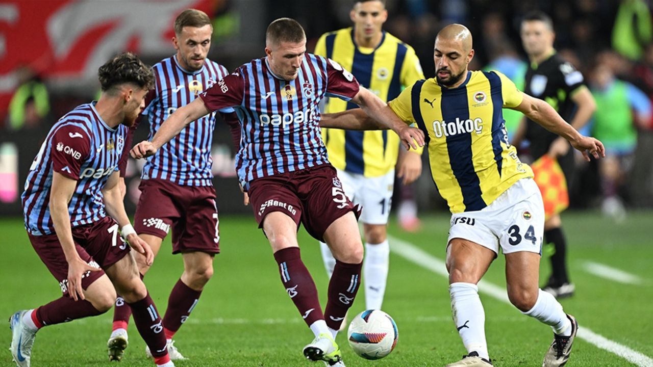 TFF duyurdu: Fenerbahçe - Trabzonspor maçının saati değişti