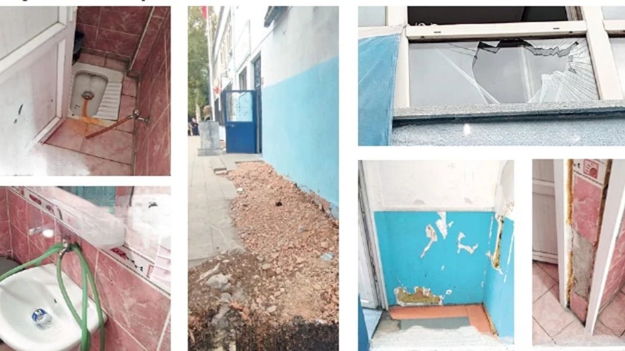 Ankara'daki bakımsız okul tepki çekmişti... İki yetkili görevden alındı