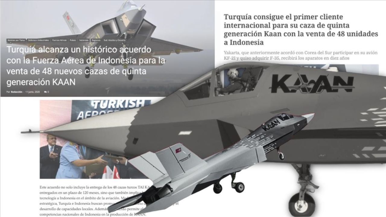 F-35’ten vazgeçen İspanya, gözünü Türkiye’nin KAAN’ına dikti! Al-Monitor manşetlere taşıdı
