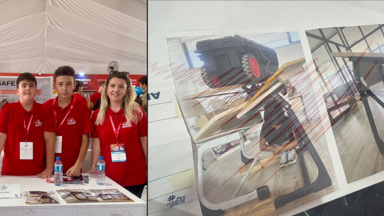 Deprem anında saniyelerle hayat kurtaracak! Genç mucitlerden TEKNOFEST