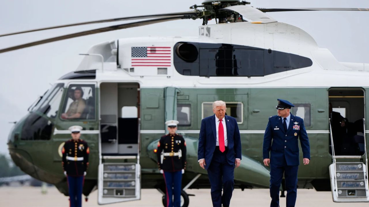 Trump’ın helikopterine lazer saldırısı! Son anda...