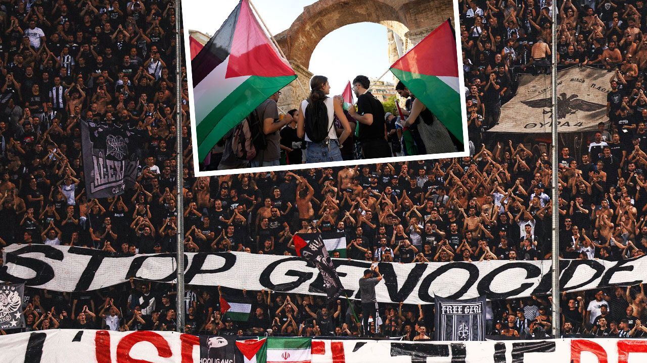 Avrupa Ligi'nde İsrail protestosu: Soykırımı durdurun görseli