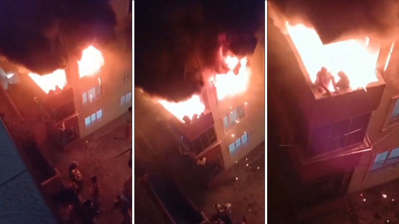 Balkonda mahsur kalmışlardı! Bursa’daki yangın faciasından kahreden görüntüler