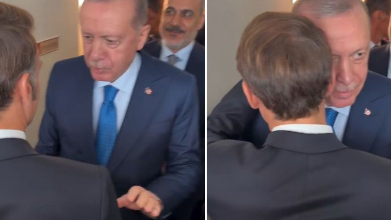 Cumhurbaşkanı Erdoğan ile Macron arasında çarpıcı diyalog: İyi olduğu zamanlar da oluyor demek ki