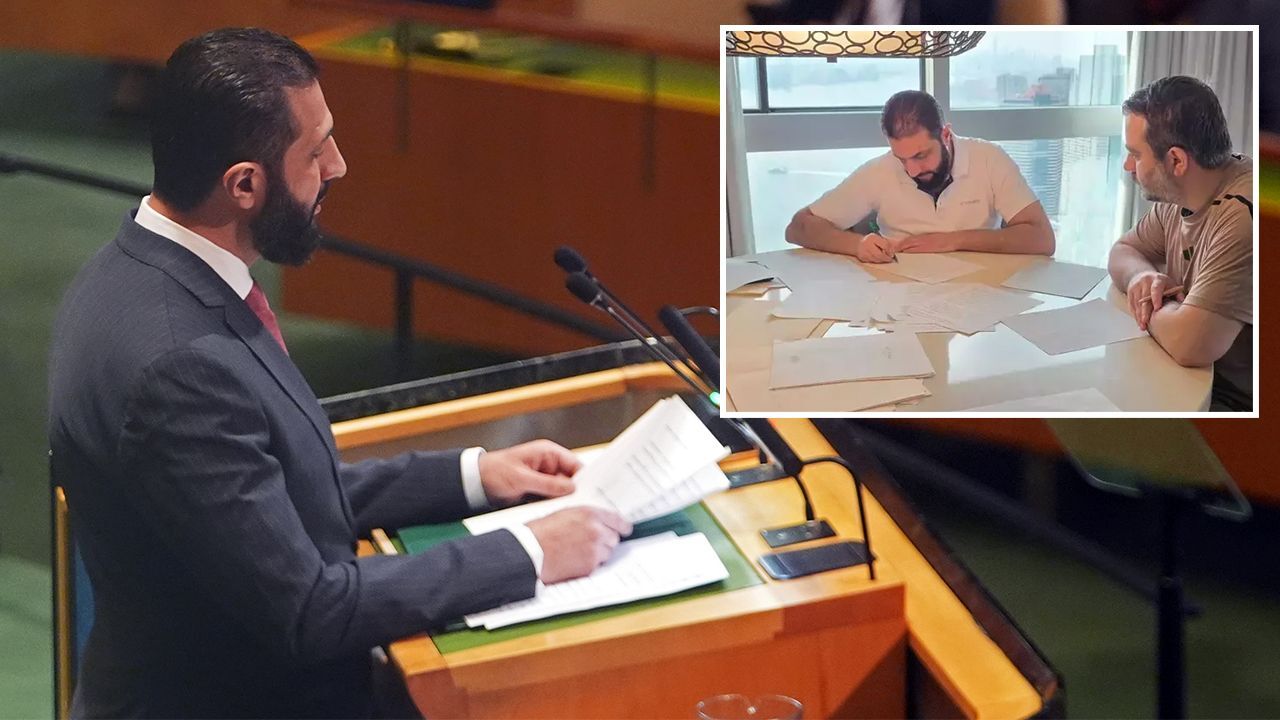 Tarihi konuşmaya ilgili dikkat çeken detay ortaya çıktı! Şara, konuşma metnini kendi yazmış