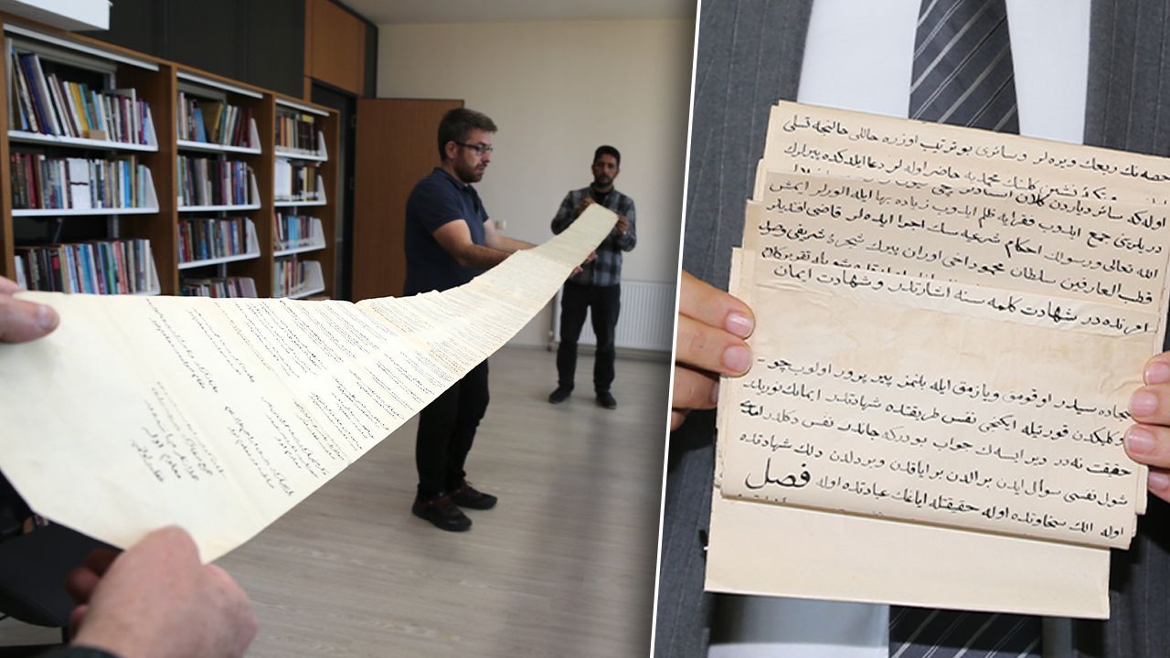 Ahiliğin kanunnamesi bulundu! Kaybolan devasa fütüvvetname Erzurum'da ortaya çıktı