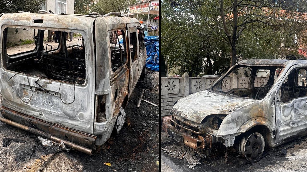 Samsun'da şehit babasının aracını ateşe verdiler