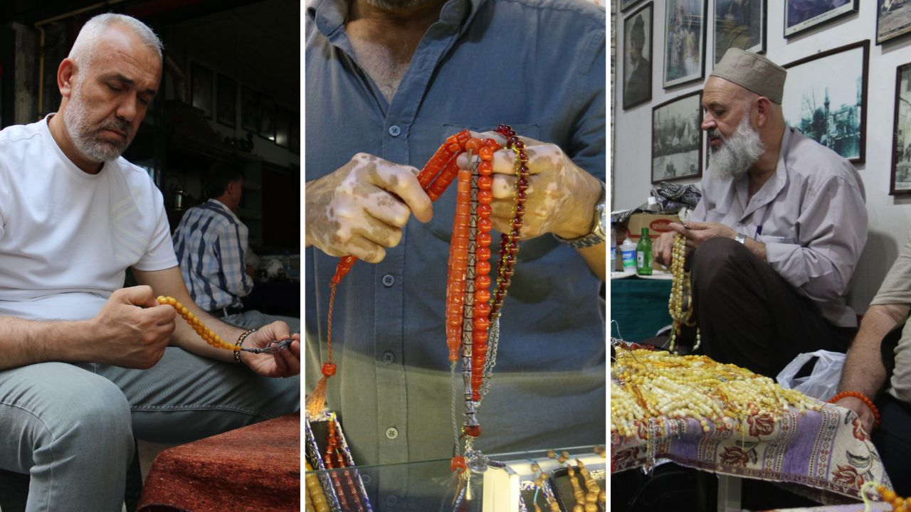 Sivas'ta 'tespih borsası'! Bazılarının fiyatı 10 bin dolara kadar çıkıyor