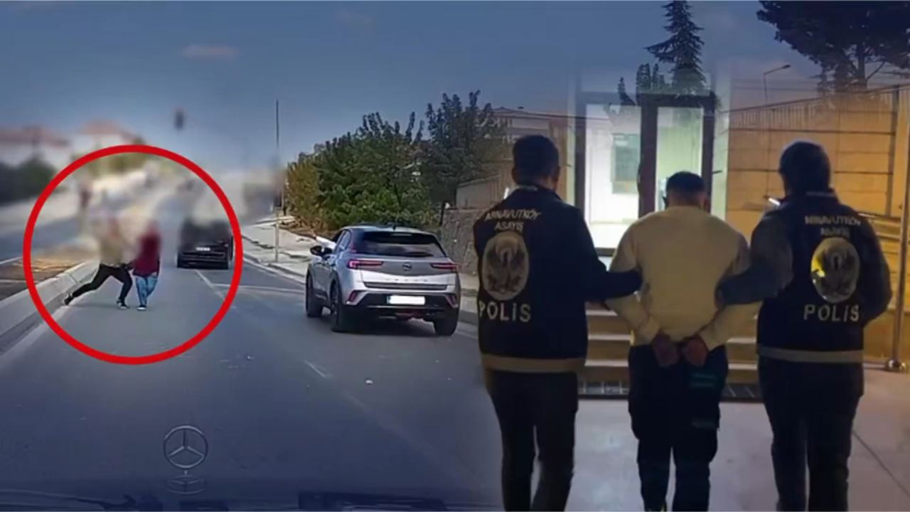 Aracından indi, diğer sürücüyü taşladı! İstanbul trafiğinde tepki çeken görüntü