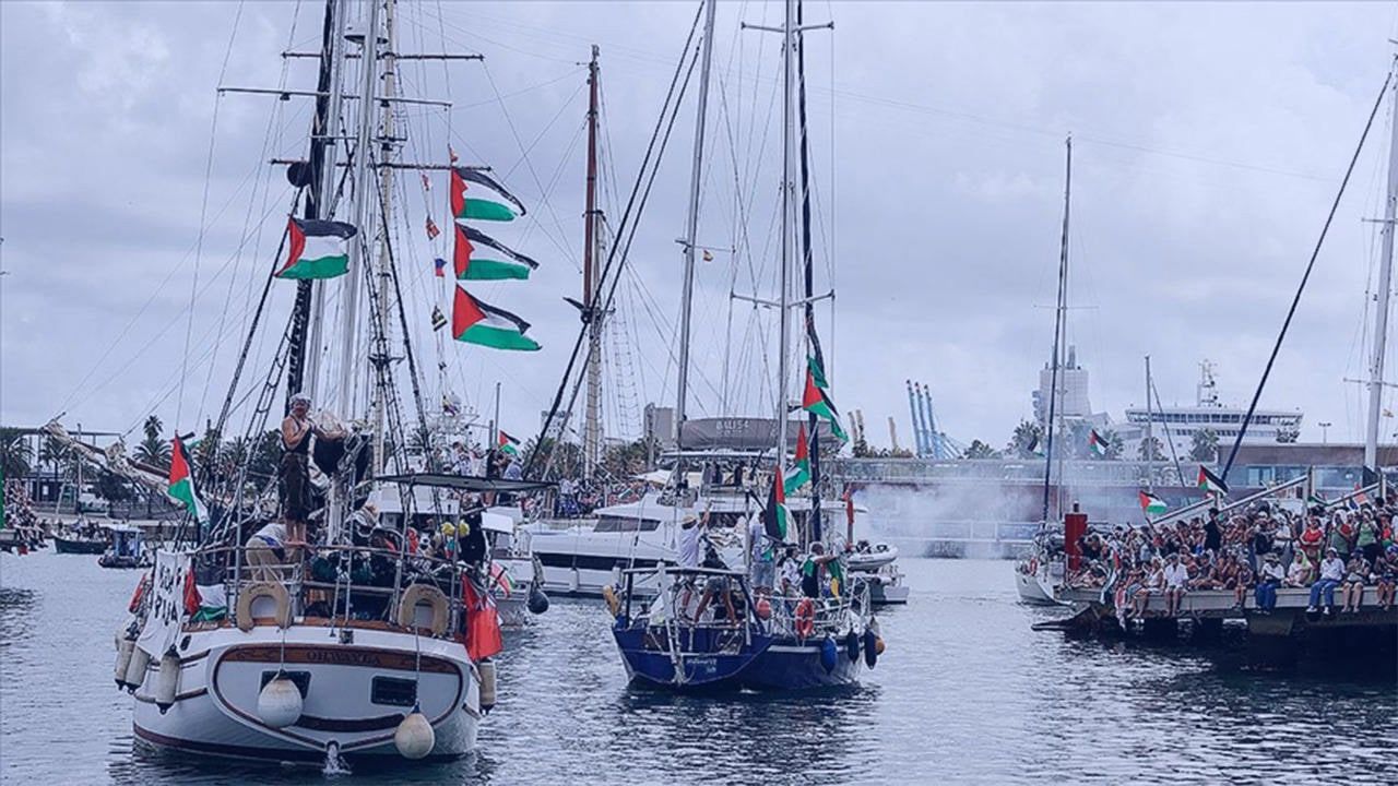 İsrail'den Sumud Filosu'na askeri saldırı hazırlığı! Denizde tatbikata başladılar