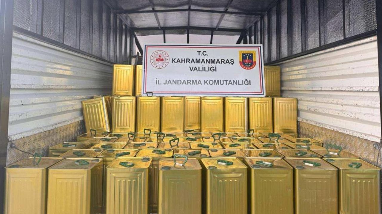 Az kalsın soframıza gelecekti: Kahramanmaraş'ta 200 teneke sahte zeytinyağı ele geçirildi!