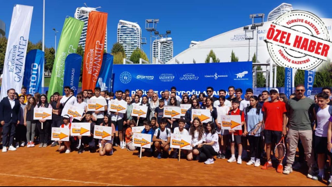 Gaziantep’te tenis heyecanı: Doğu ve Güneydoğu Anadolu Takım Şampiyonası başladı