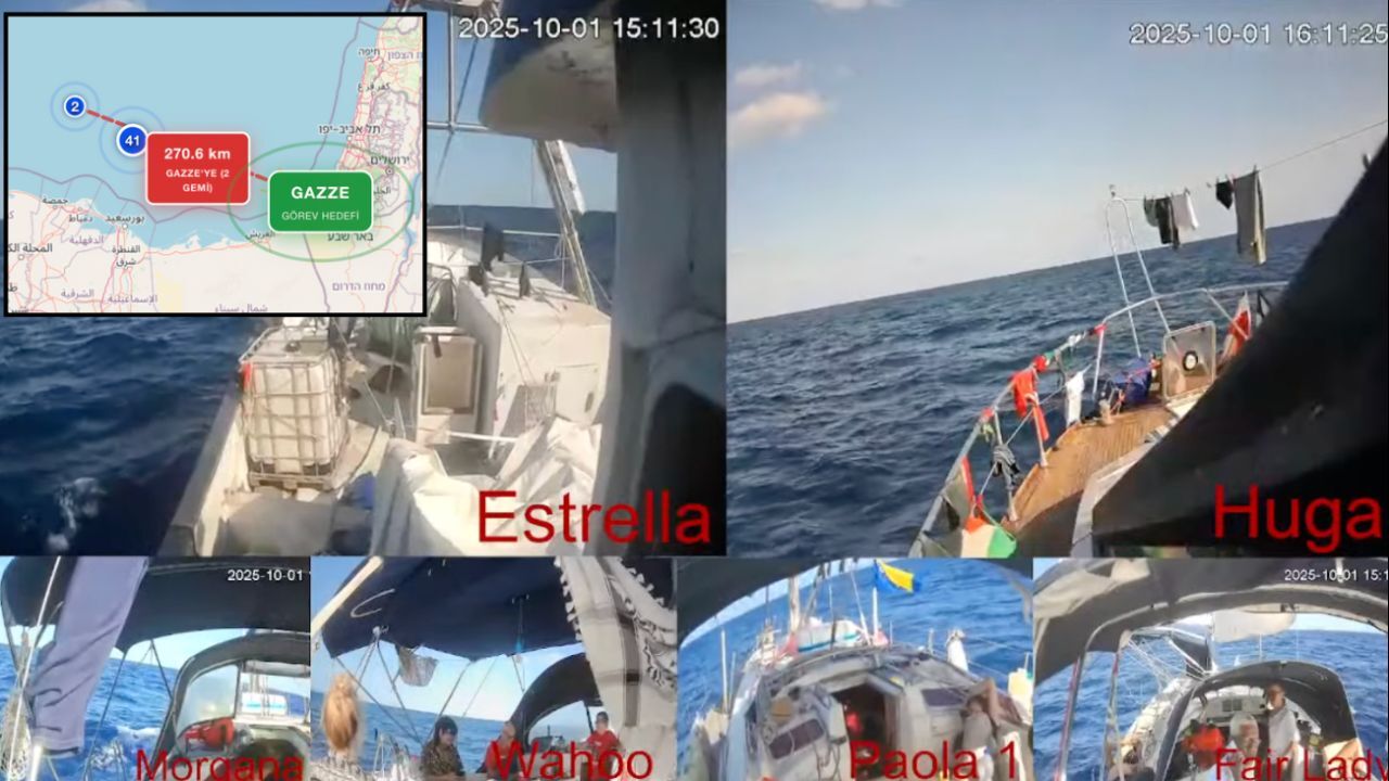 Sumud Filosu şu an nerede, canlı takip nereden izlenir? Gazze