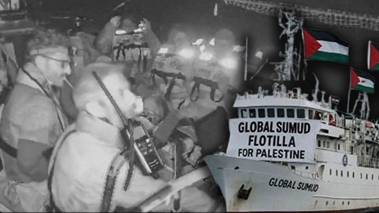 Sumud’a savaş gemileriyle müdahale ettiler! Akdeniz’de İsrail terörü