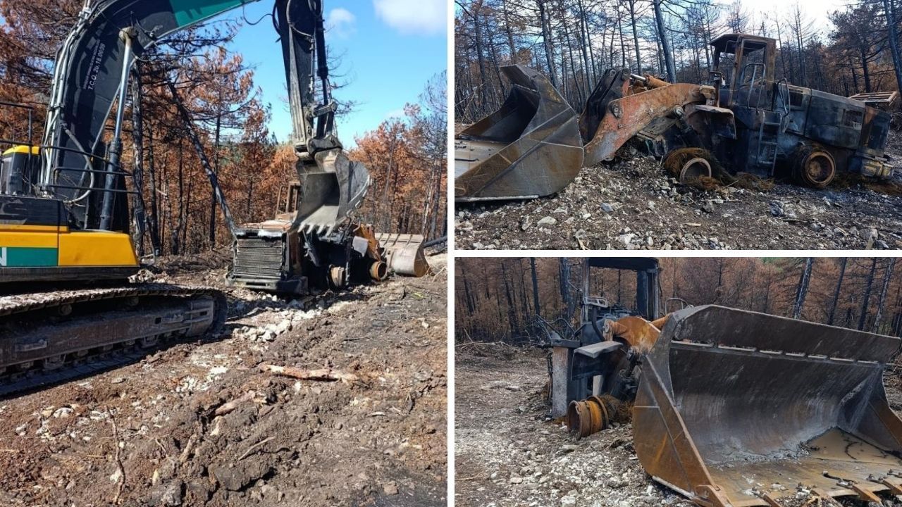 10 kişi şehit olmuştu! Orman yangınında küle dönen son araç da kaldırıldı