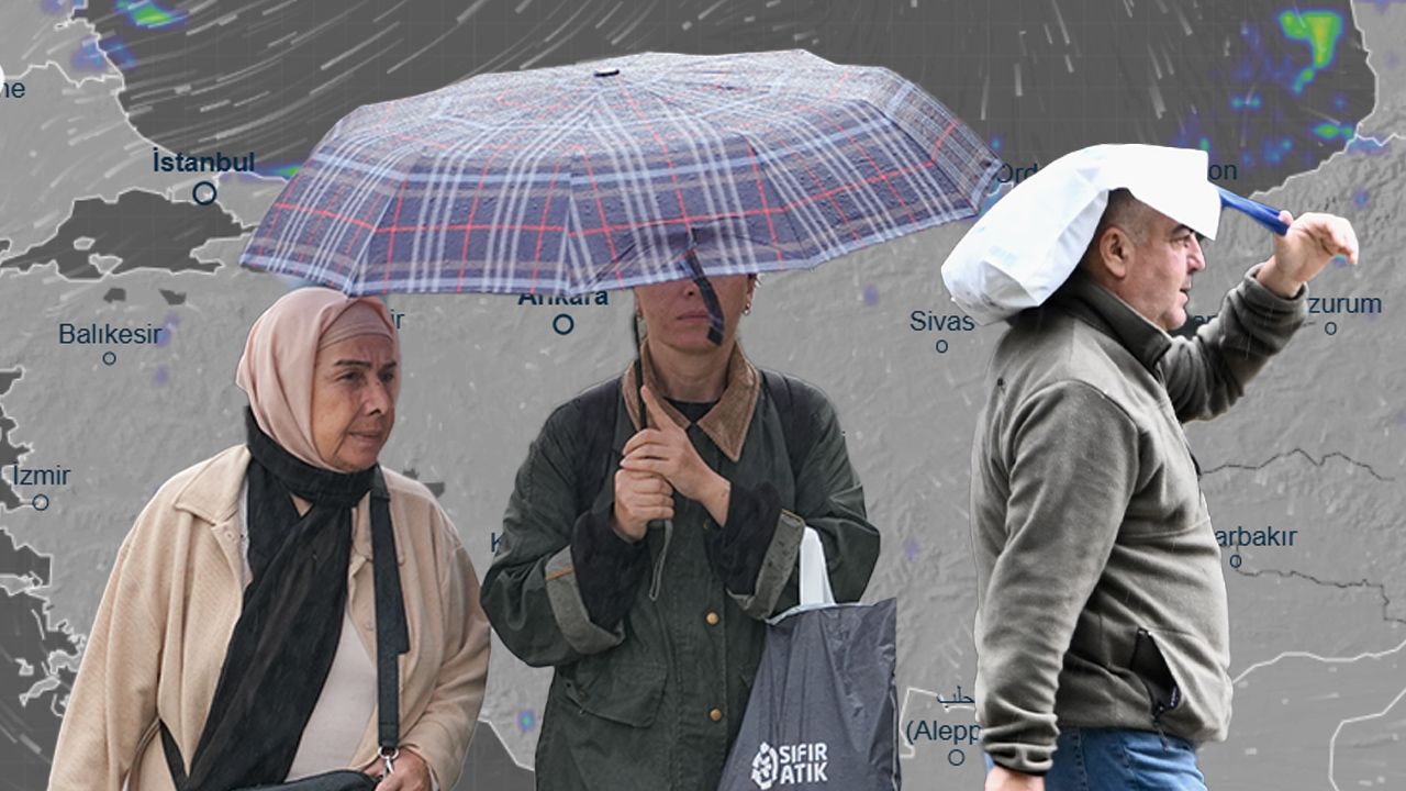 Meteoroloji  bölge bölge alarm verdi! Fırtına ve sağanak peş peşe geliyor